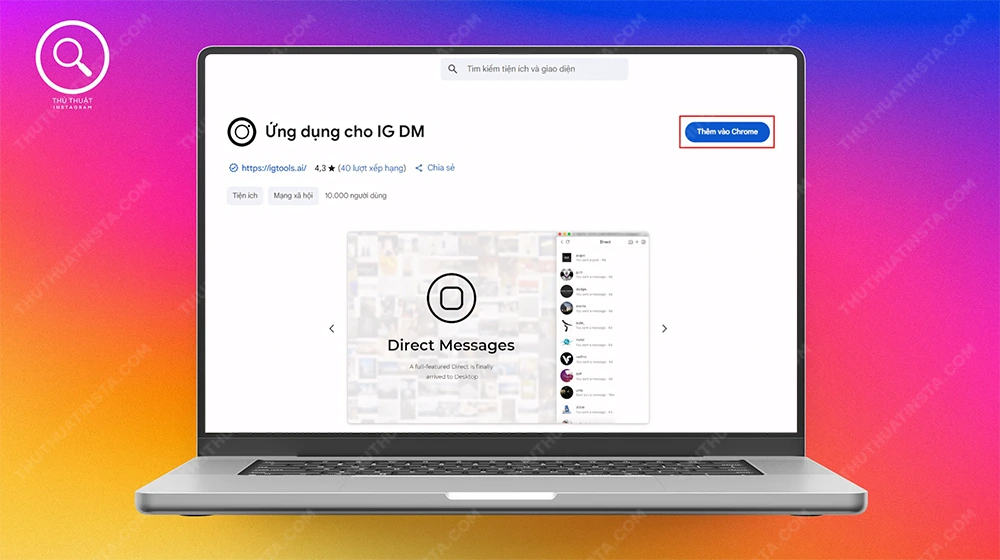 Bước 2: Chọn đúng extension và thêm vào chrome.