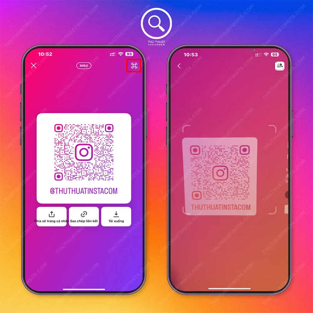 Bước 2: Quét vào mã QR đang muốn quét để kết bạn nhanh.
