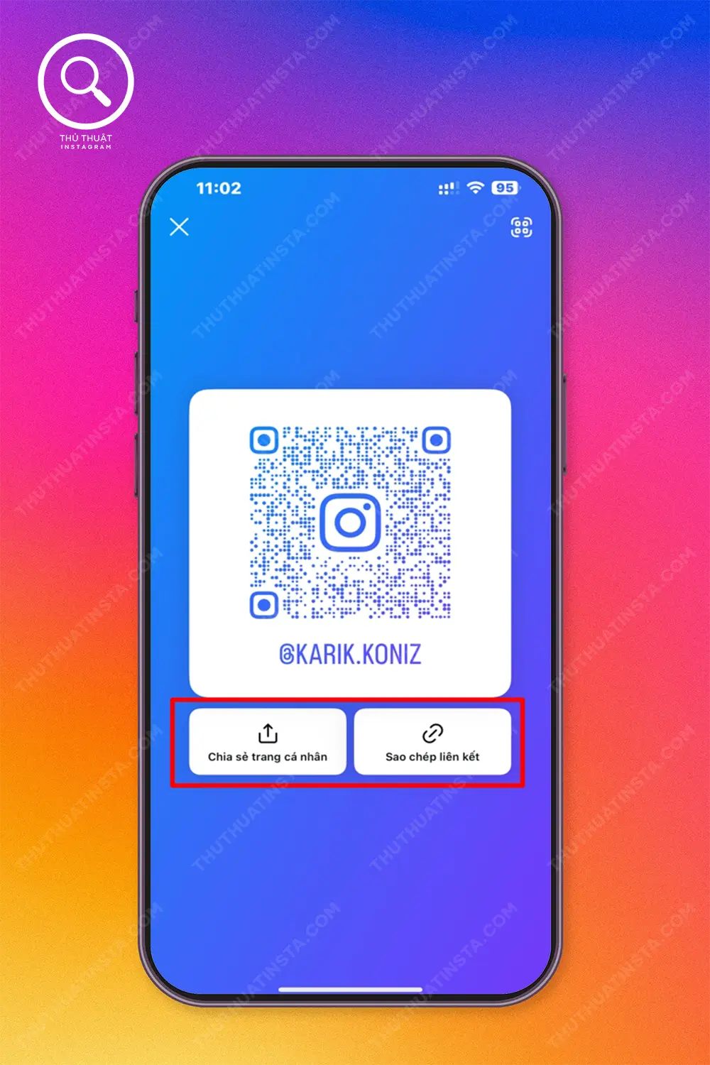 Bước 2: Có thể cap màn hình, share qua bên khác hoặc copy link.