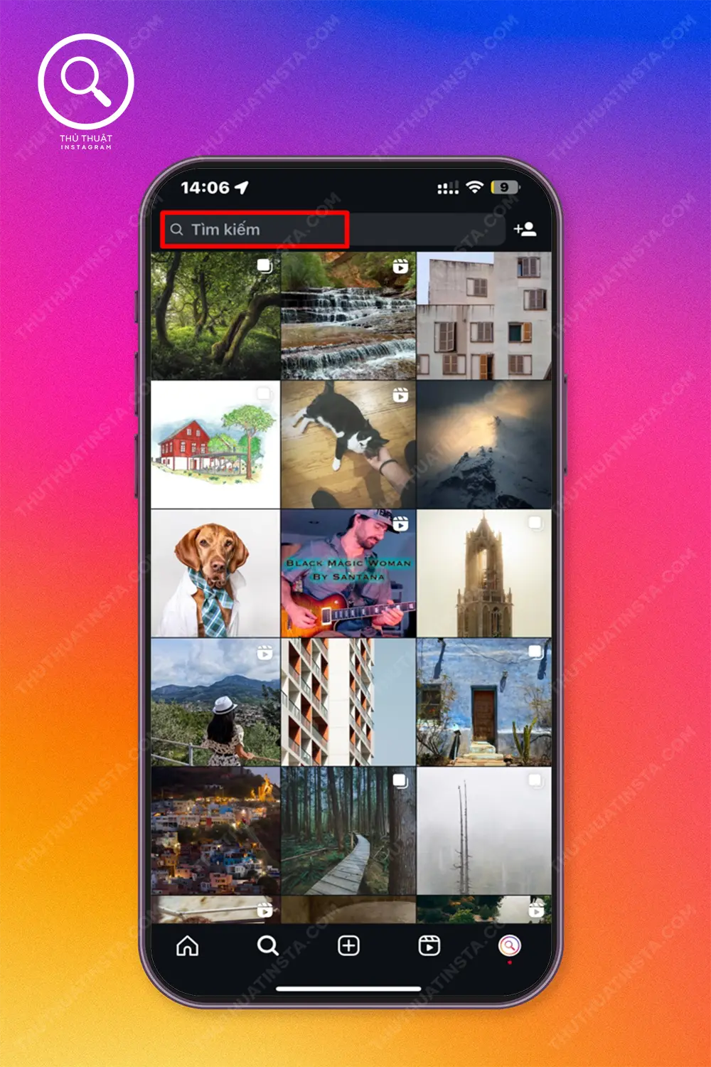 Bước 2: Nếu không thấy tài khoản kia nữa hoặc Instagram User thì chắc họ đã chặn bạn hoặc đã tạm khóa tài khoản.