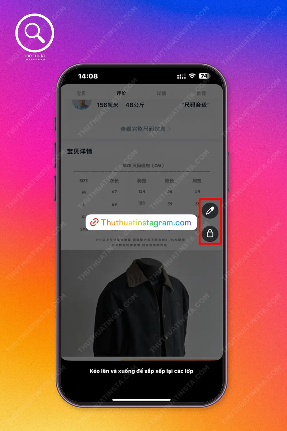 Tuỳ chỉnh đường dẫn khi chèn lên story Instagram