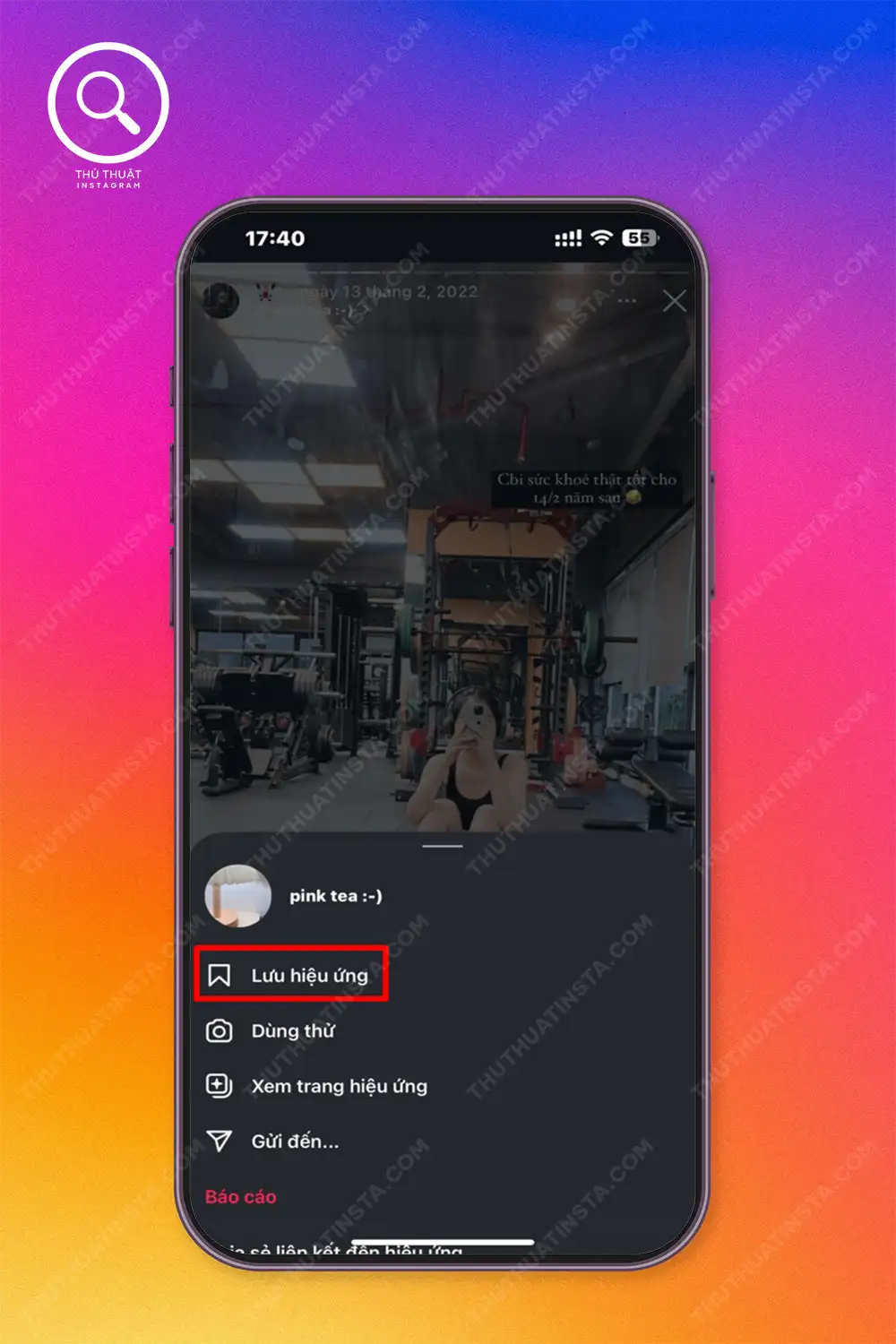 Cách tìm kiếm hiệu ứng trên Instagram từ story người khác