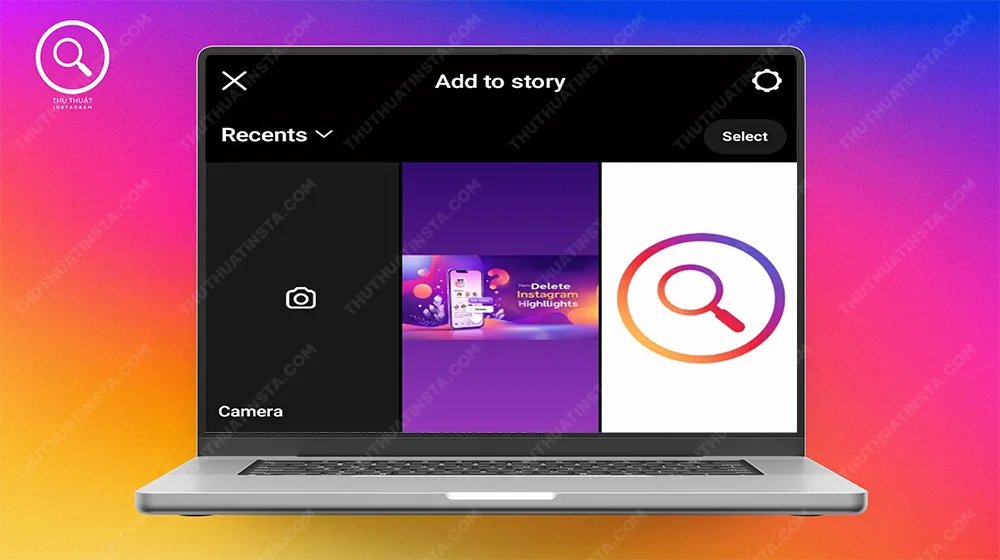 Bước 3: Mở folder chứa ảnh/video cần đăng kéo thả vào giả lập > Chọn ảnh vừa thả vào.