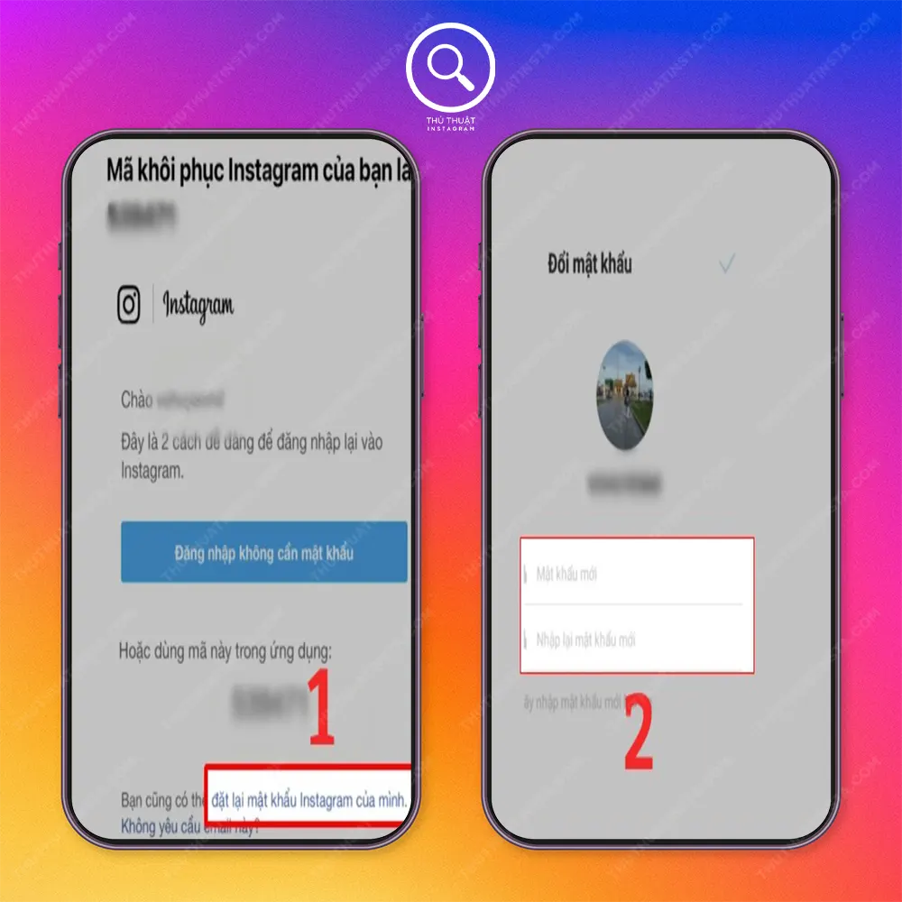 Bước 4: Vào hộp thư đến của email và nhấp vào đường dẫn Đặt lại mật khẩu Instagram của mình để đổi mật khẩu Instagram mới.