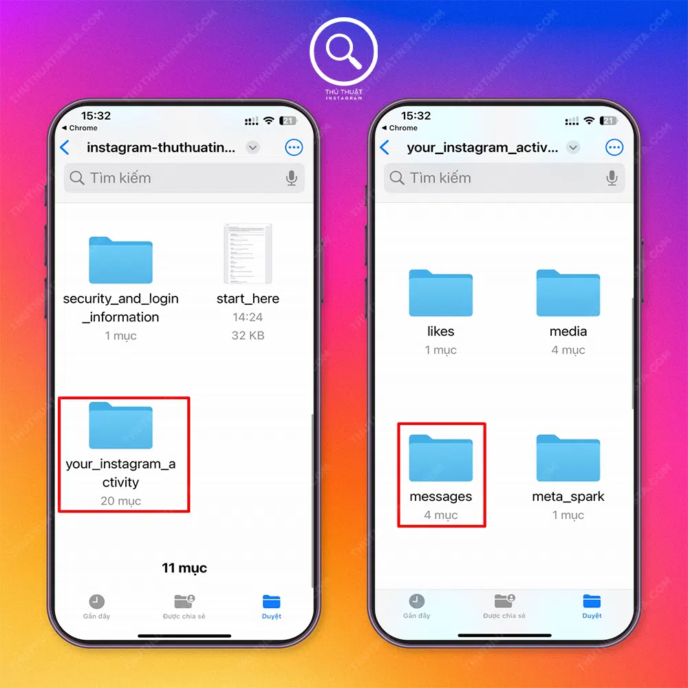Bước 6: Chọn “Your_instagram_activity”.