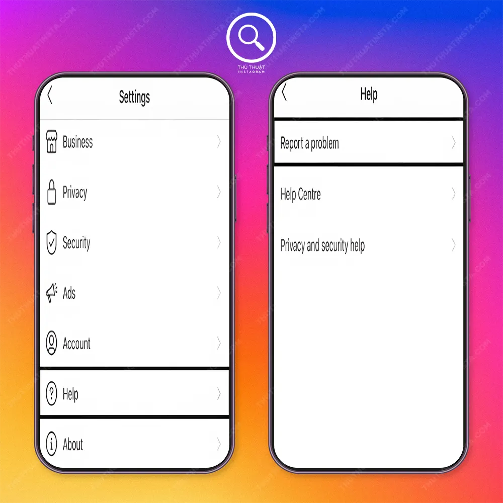 Báo cáo sự cố nhắn tin cho Instagram Help