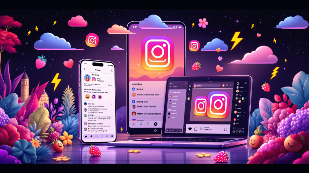 Chặn tài khoản để xóa like
