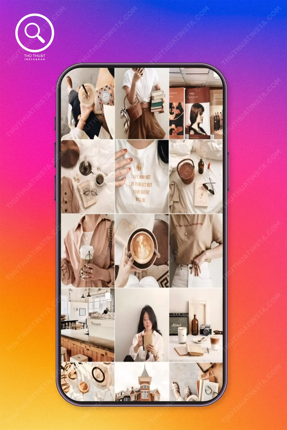 Dùng cùng tone màu cho profile IG