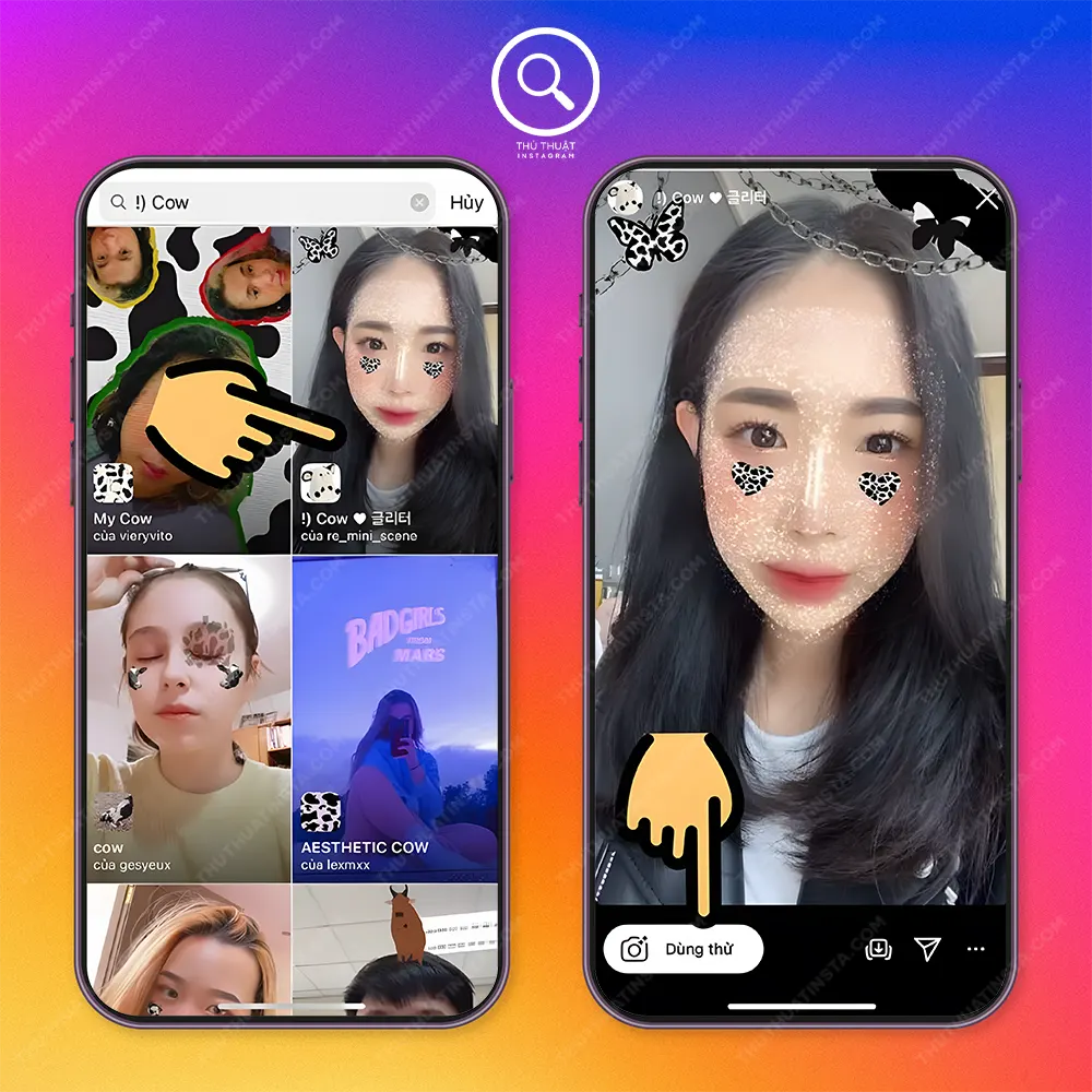 Filter Instagram mặt nạ sữa