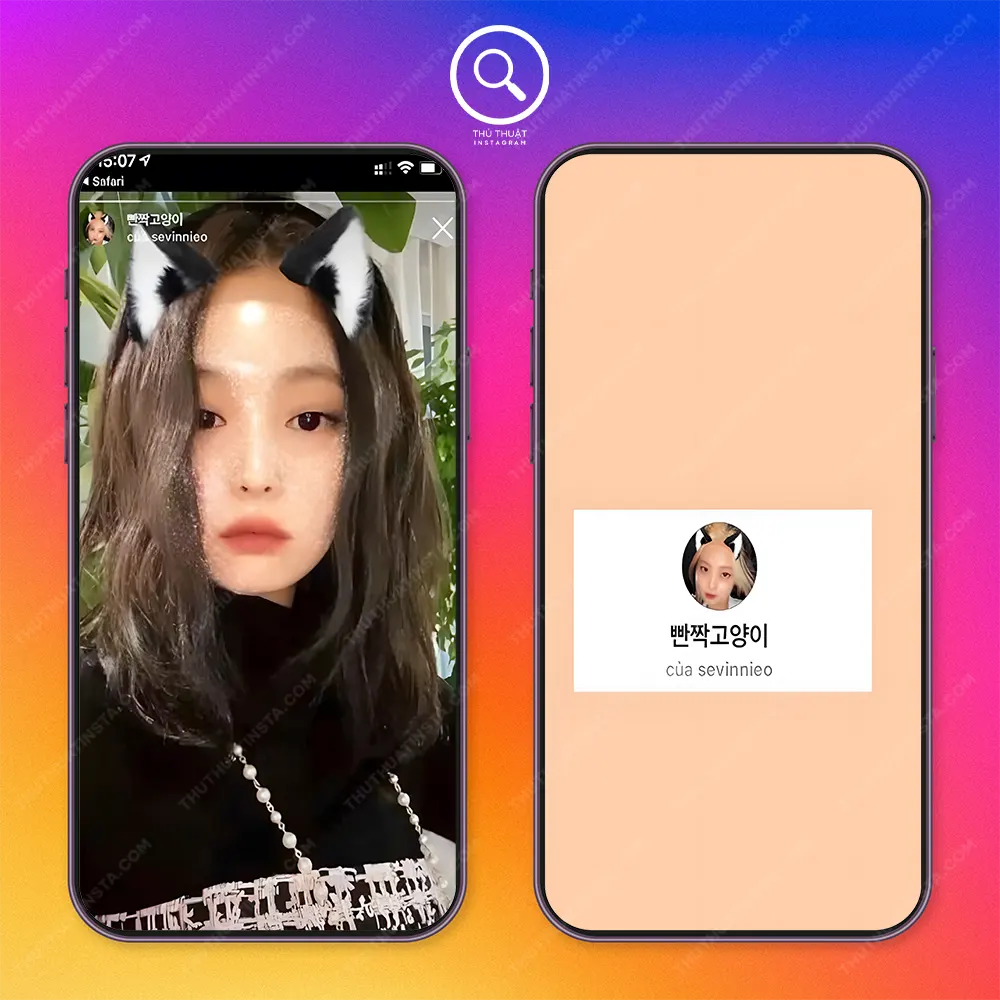 Filter lấp lánh tai cáo