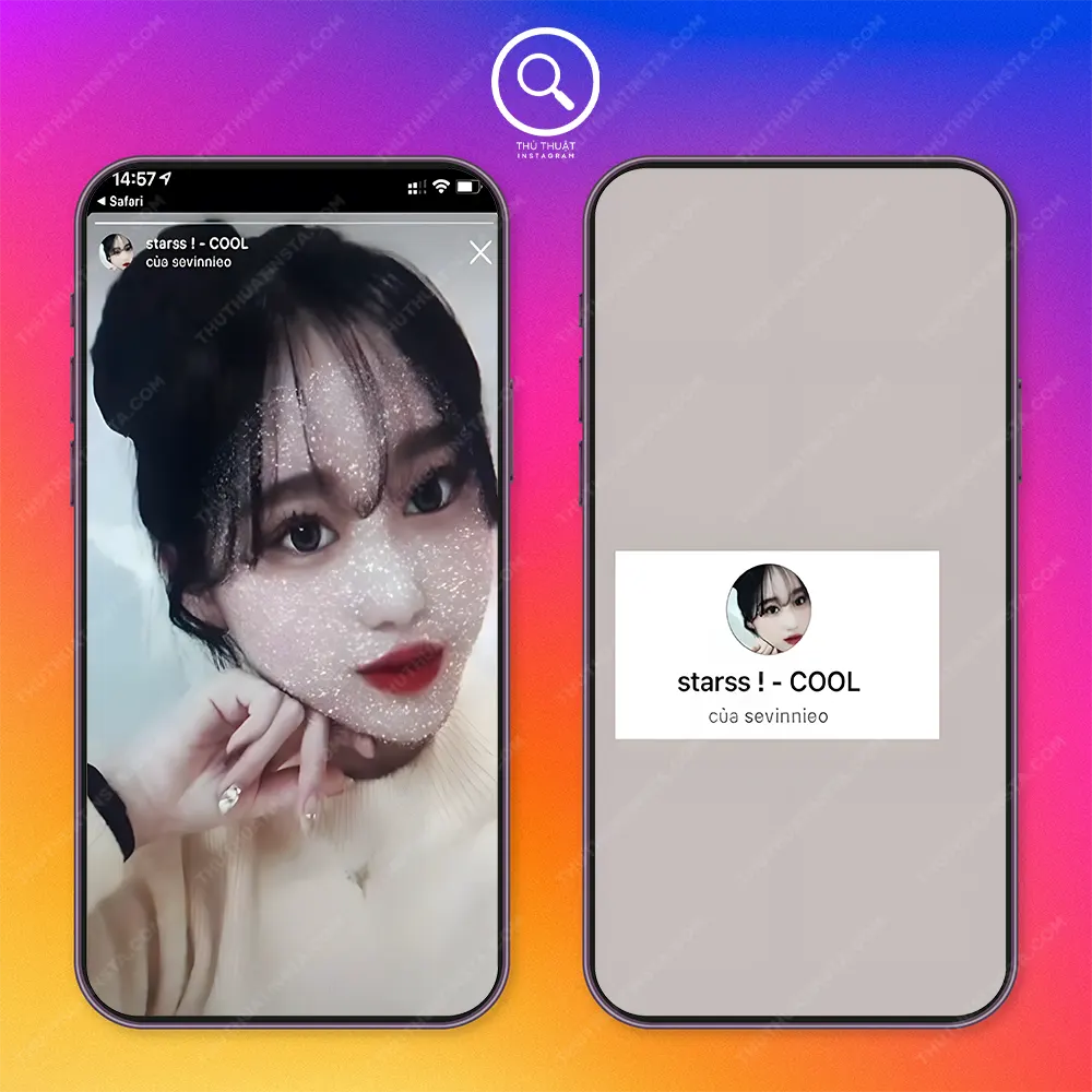 Filter Starss cool của sevinieo