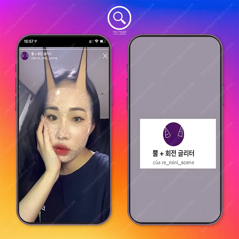 Filter sừng lấp lánh (Dermon face)