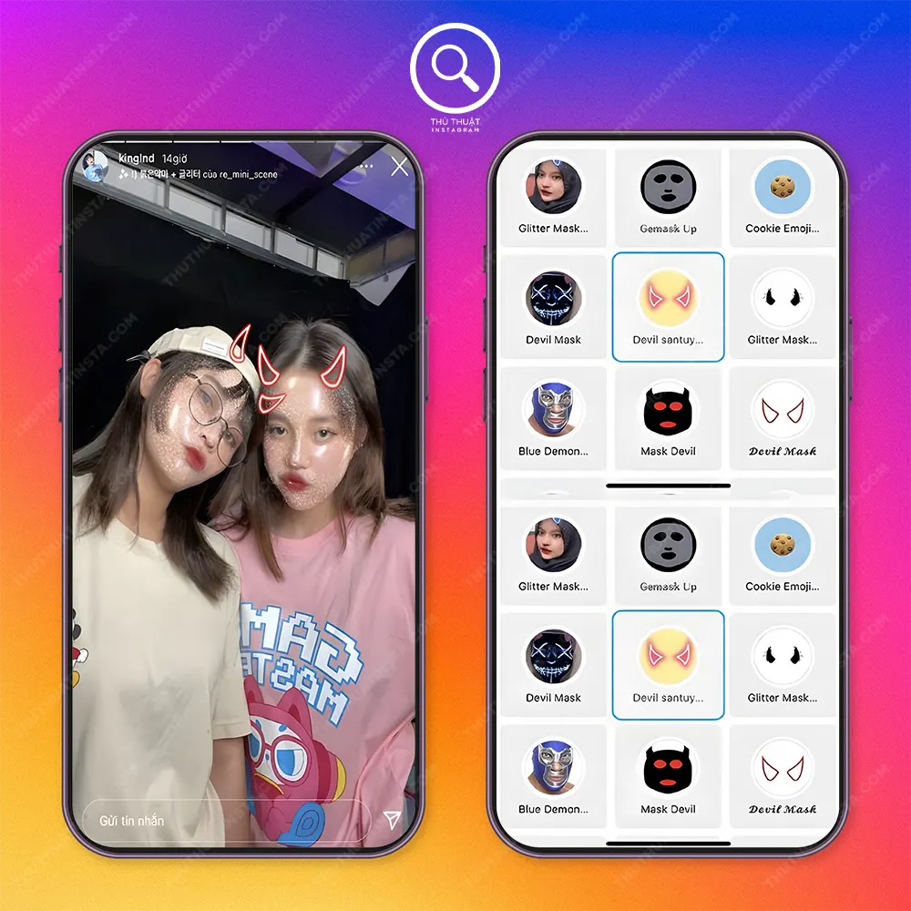 Filter sừng lấp lánh