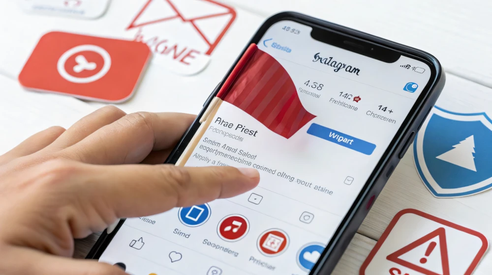 Gắn cờ trên Instagram là gì