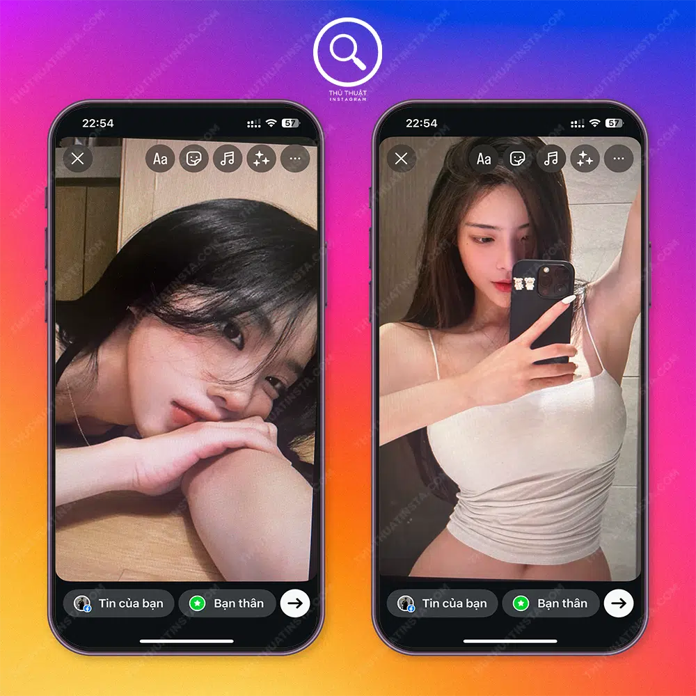 Kích thước trên Instagram Story