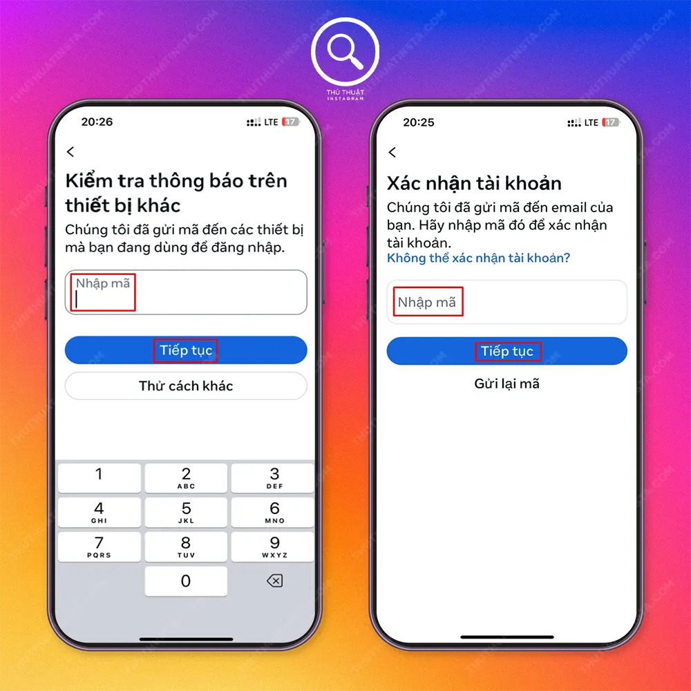 Bước 3: Bạn kiểm tra tin nhắn SMS hoặc email trên điện thoại để nhận mã và xác nhận.