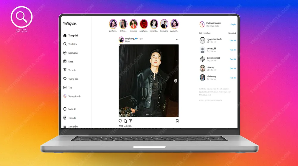 Sử dụng Instagram trên ứng dụng trình duyệt web