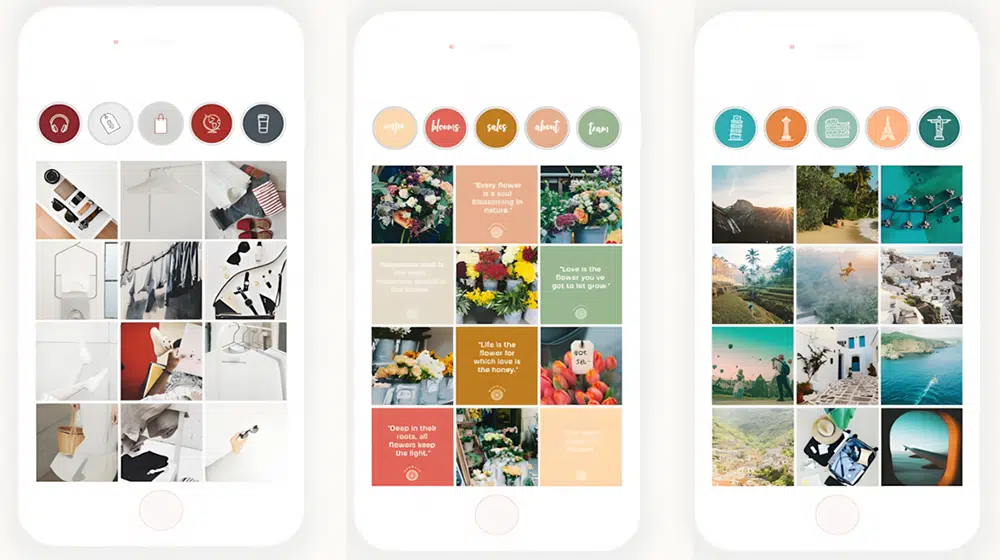 Theme Layout (Dạng chủ đề đồng nhất)