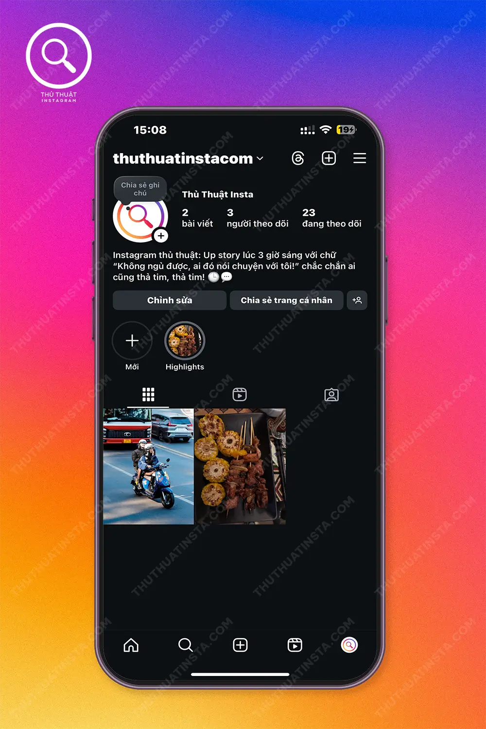 Xem mình follow ai và ai đang theo dõi mình