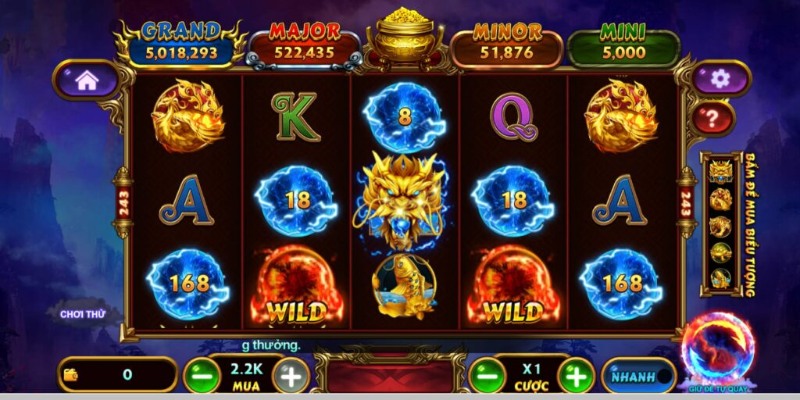Giao diện game slot Hit Club thân thiện